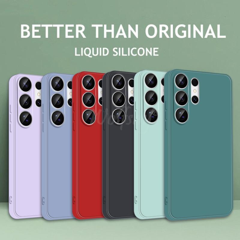 For Samsung Galaxy S26 Ultra Case Liquid Silicone Plain Rubber Funda Samsung S26 Ultra Case Phone Protector Cover S26 Ultra Case