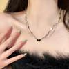 Butterfly Splicing Necklace Fashion High Sense Collarbone Chain Personality Creative Design Sense Necklace Women
