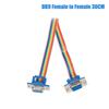 High Efficiency DB9 DB15 DB25 D-SUB Serial Port Cable Male Female for Secure Connections