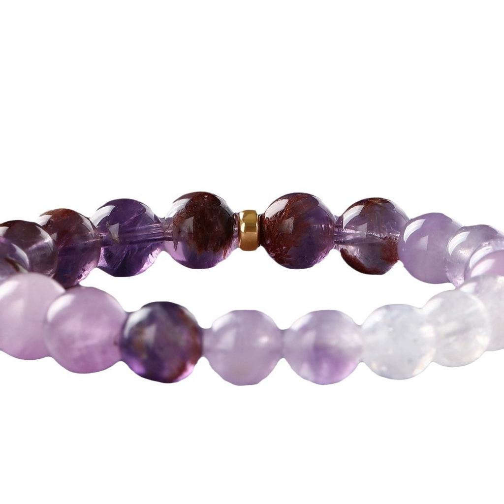 New natural amethyst bracelet, high-quality original design crystal bracelet, amethyst bracelet gift for girls