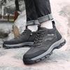 Fashion Men ankle Boots lace up Winter Shoes Mans Footwear Warm Fur Snow Boots Ankle Botas Hombre Winter Boots Men Plush Winter Sneakers