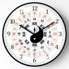 14-inch 35cm Chinese Medicine Health Care Home Clock Twelve Hours Silent Living Room 24-hour Beauty Salon Wall Clock