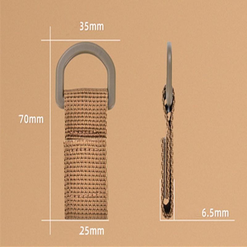 New Outdoor Backpack Hook Carabiner Multifunctional Tactical Hanger for Camping Bags Keychain Fastener