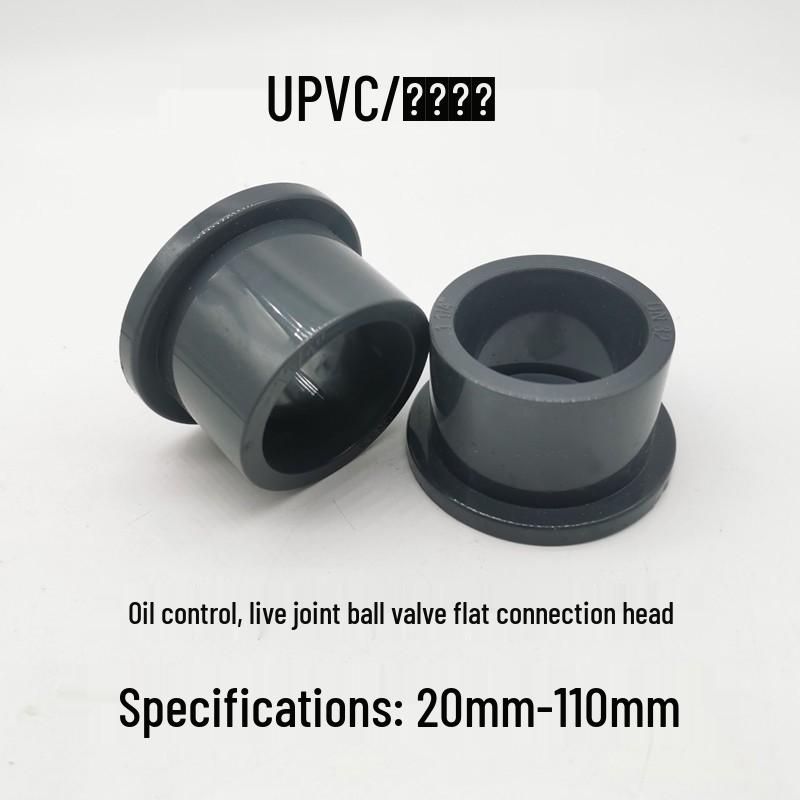 

UPVC PVC-U Union Single Head Ball Valve with Flat Face Joint DN15-20mm