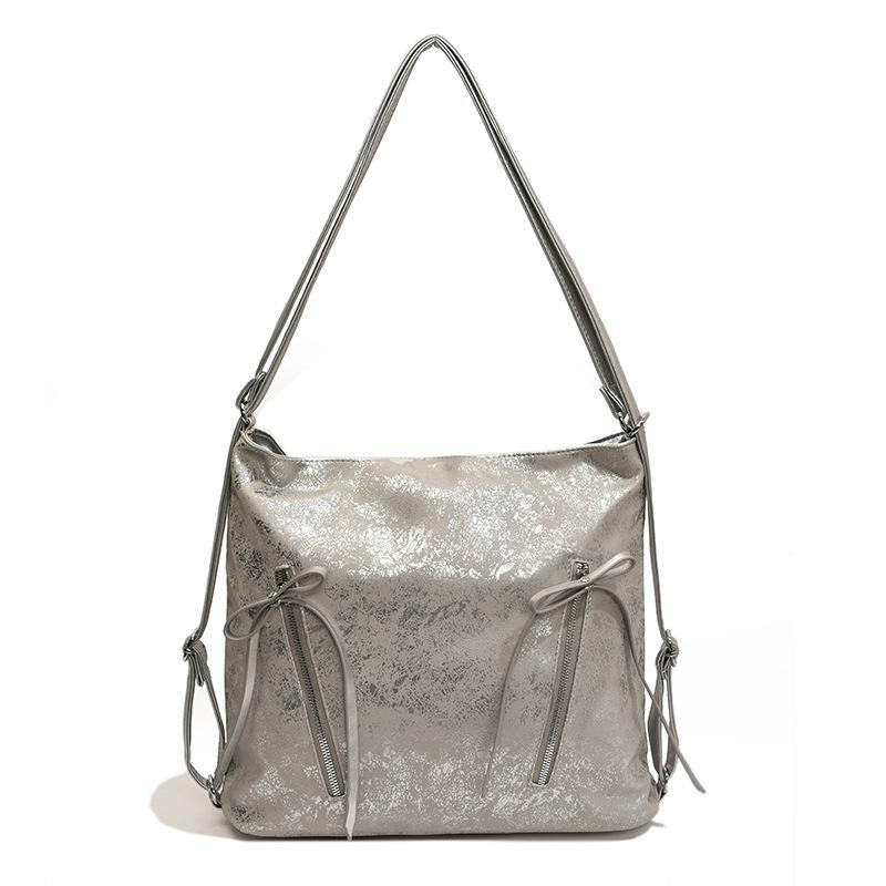 Bow Backpack Women's Fashionable Tote Bag Single Shoulder Double Shoulder Bag