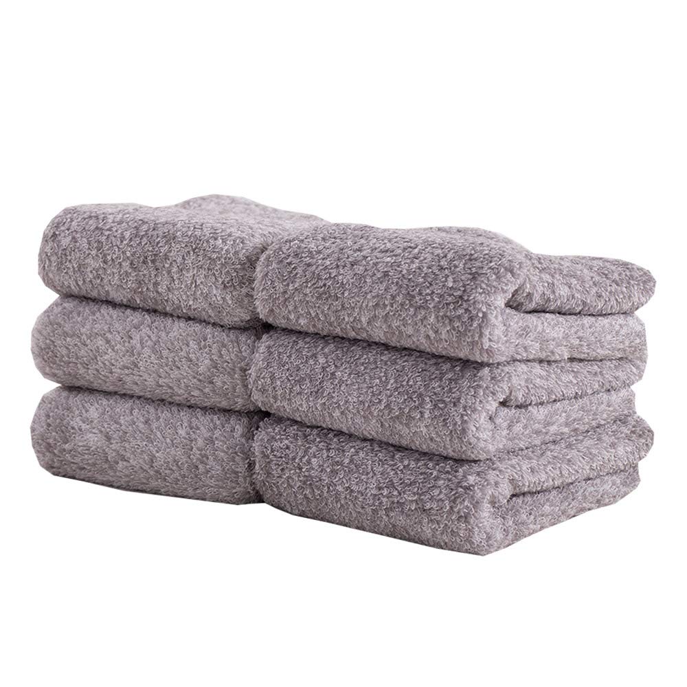 

Freely Towel Face Set of 34 x Solid Machine Summer Towels 6 Towels, 6, 80cm, 100% Cotton, Heavyweight, Color, Washable, Absorbent, (Mix Gray, Towels)