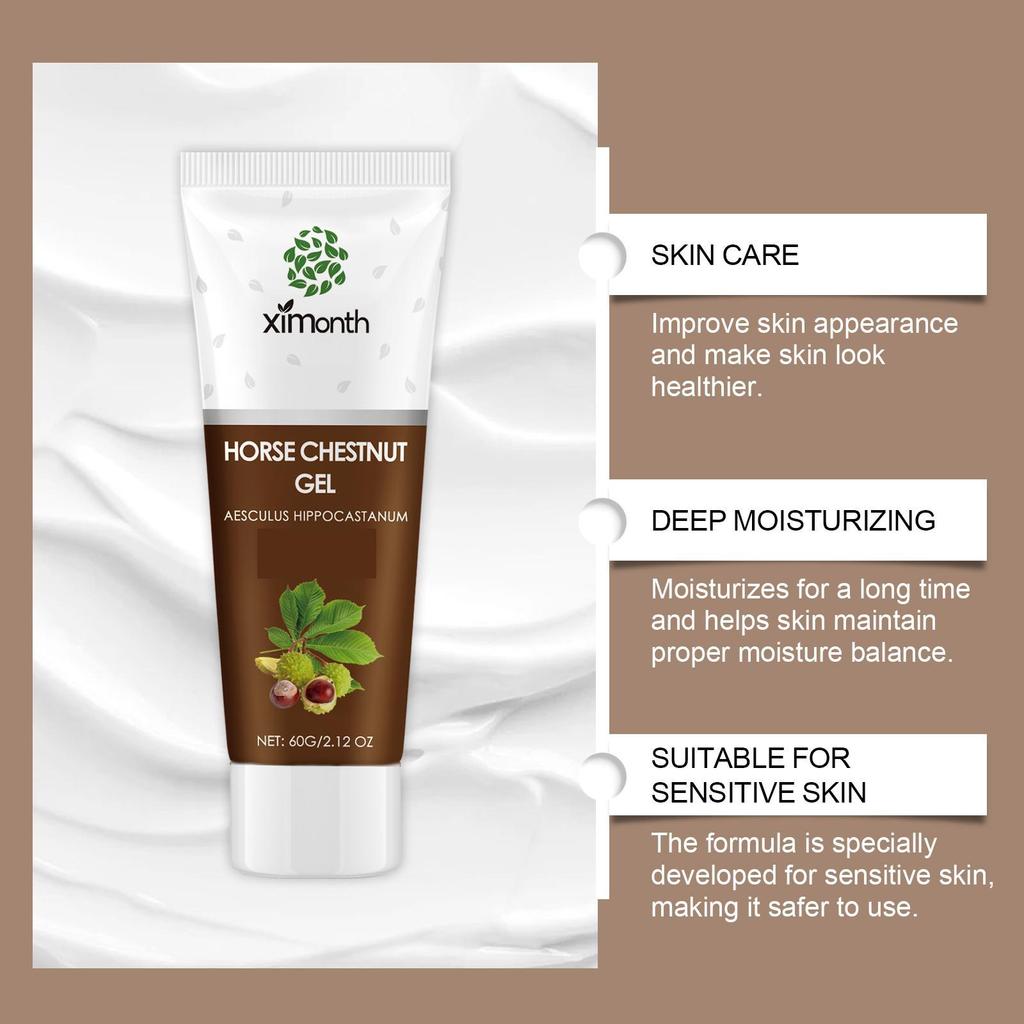 Leg soothing moisturizer relieves leg swelling and heavy daily massage moisturizing care reduces redness and fine lines on the legs 60g