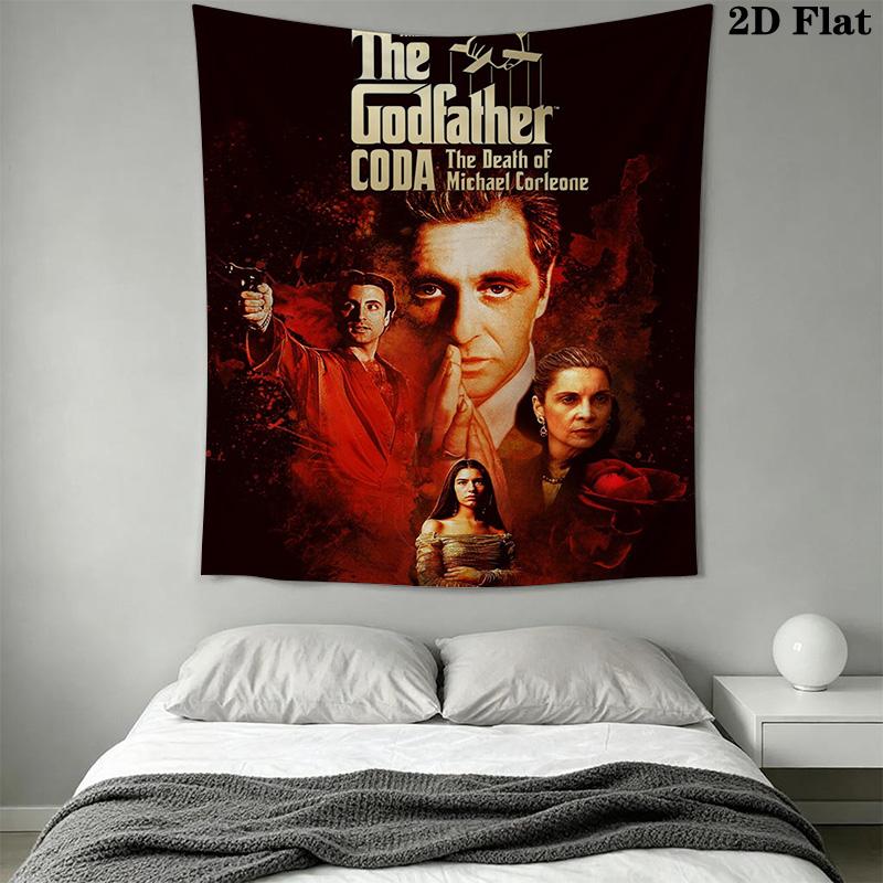 The Godfather Trilogy Family Business Tapestry Fashion Print Background Cloth Atmospheric Background Cloth Home Decor Work Of Art