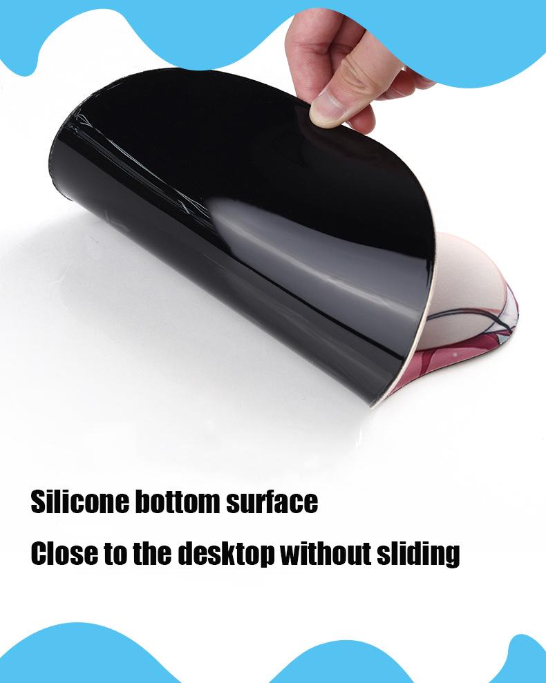 Sexy Geiru Toneido Anime 3D Mouse Pad Wrist Rest Desk MousePad Mat Gamer Accessory