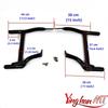 Motorcycle Rear Saddlebag Guard Rails Bracket For Harley Touring Electra Glide Ultra Road King Street Glide Road Glide 09-23