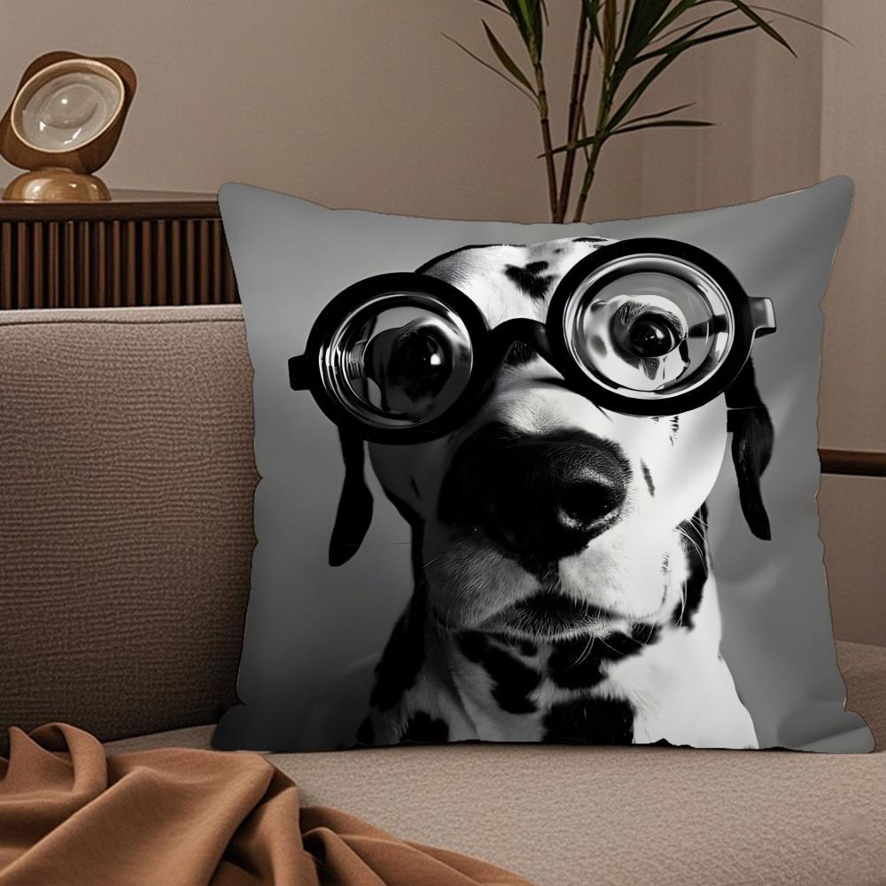 Advanced Black White Pillow Case Silky elegant Comfort Sofa Bed Invisible zipper