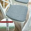 42X40CM Cotton Linen Cushion Non-Slip Office Chair Soft Mat Home Car Seat Pad Simple Horseshoe Home Dining Chair Mat Decor