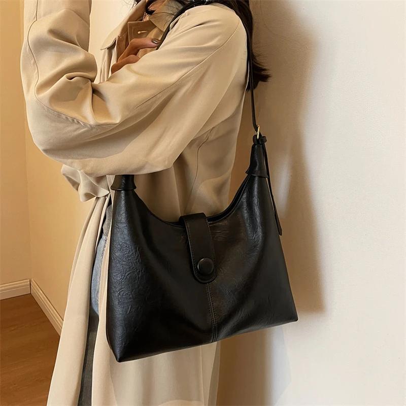 Basic Style Pu Ladies Shoulder Bags Simplicity Crossbody Bags for Women Hot Sale High Quality