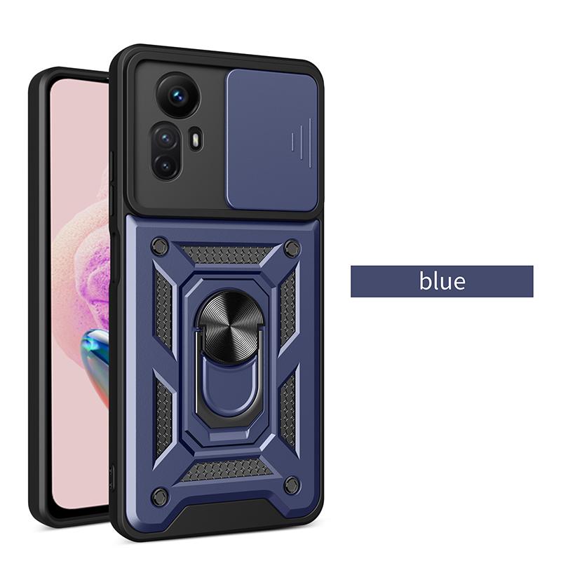 Shockproof Armor Case For Xiaomi Redmi Note12S 4G Car Holder Phone Cover For Redmi Note12 4G 5G Camera Lens Protection Fundas