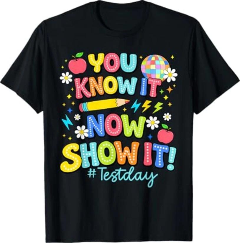 Rock The Test Test Day State Testing Teacher Staar Test T-Shirt 4XL