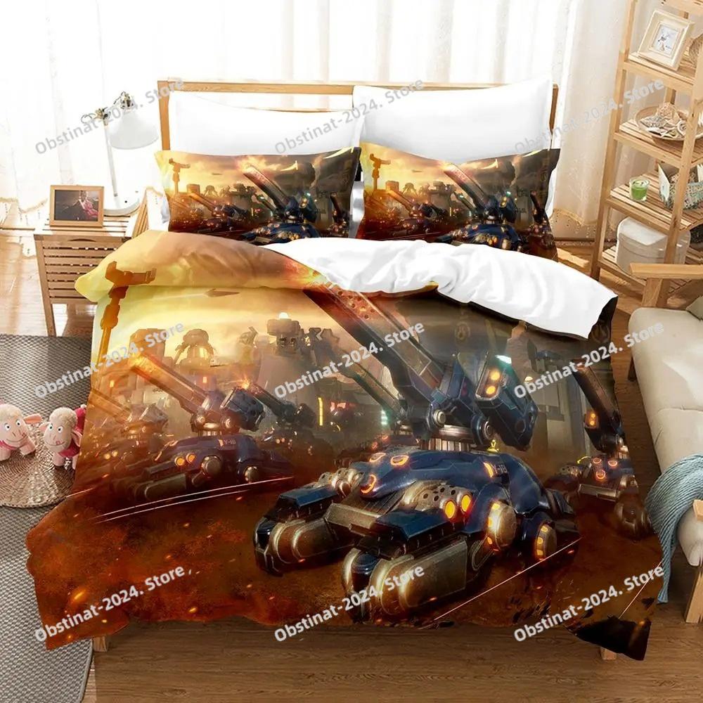 2023 Alien Marauder Bedding Set Single Twin Full Queen King Size Bed Set Aldult Kid Bedroom Duvetcover Sets Anime Bed Sheet Set