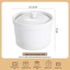 Ceramic Double-Boiler Stew Pot with Lid