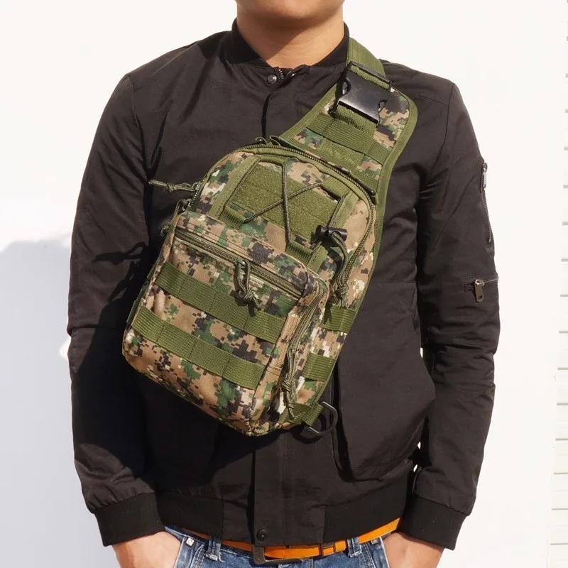 Men's outdoor Chest Pack 900D Oxford Mountaineering Camping Fishing Trekking