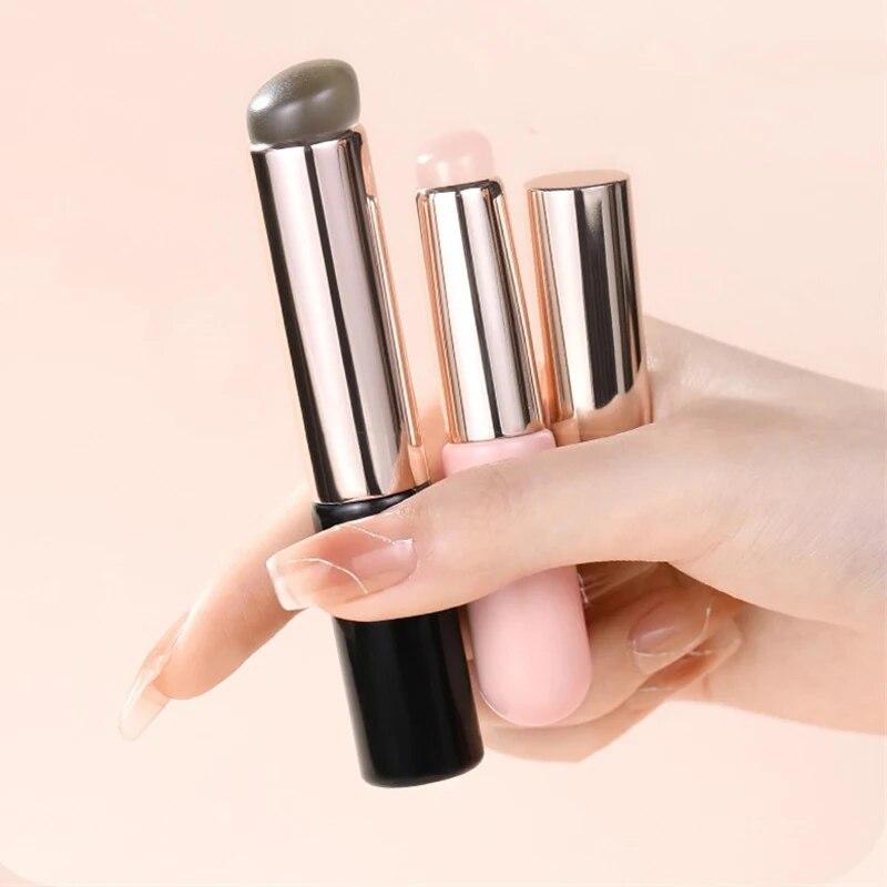 3 Colors Selling Tapping Gel Gradient Halo Dyeing Silicone Rod Portable Multifunctional Reusable Nail Brush Lip Brush Special Tool
