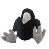 Corvo Nero Peluche 25cm Uccellino Morbido Corvo Nero Giocattolo di Peluche Corvo Realistico Morbido Regalo di Natale per Bambini Amanti degli Uccelli Decorazione per la Casa