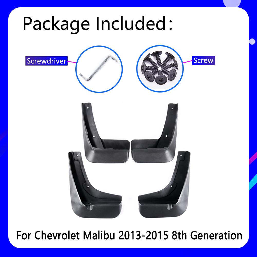 Mudguards Fit for Chevrolet Malibu 2013 2014 2015 Car Accessories Mudflap Fender Auto Replacement