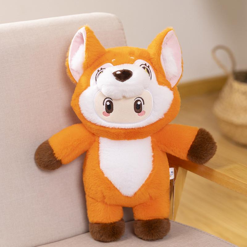 Officially Licensed Yuen Meng Zhi Xing Plush Toys Featuring Cute Sitting Animals