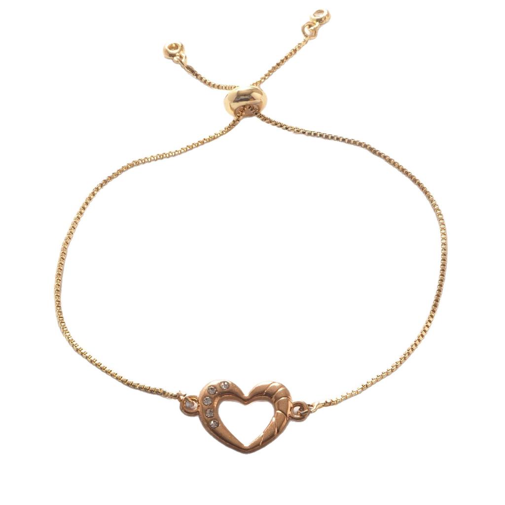 Herz-Strassstein verstellbares Armband - Europäischer & Amerikanischer Stil für Damen