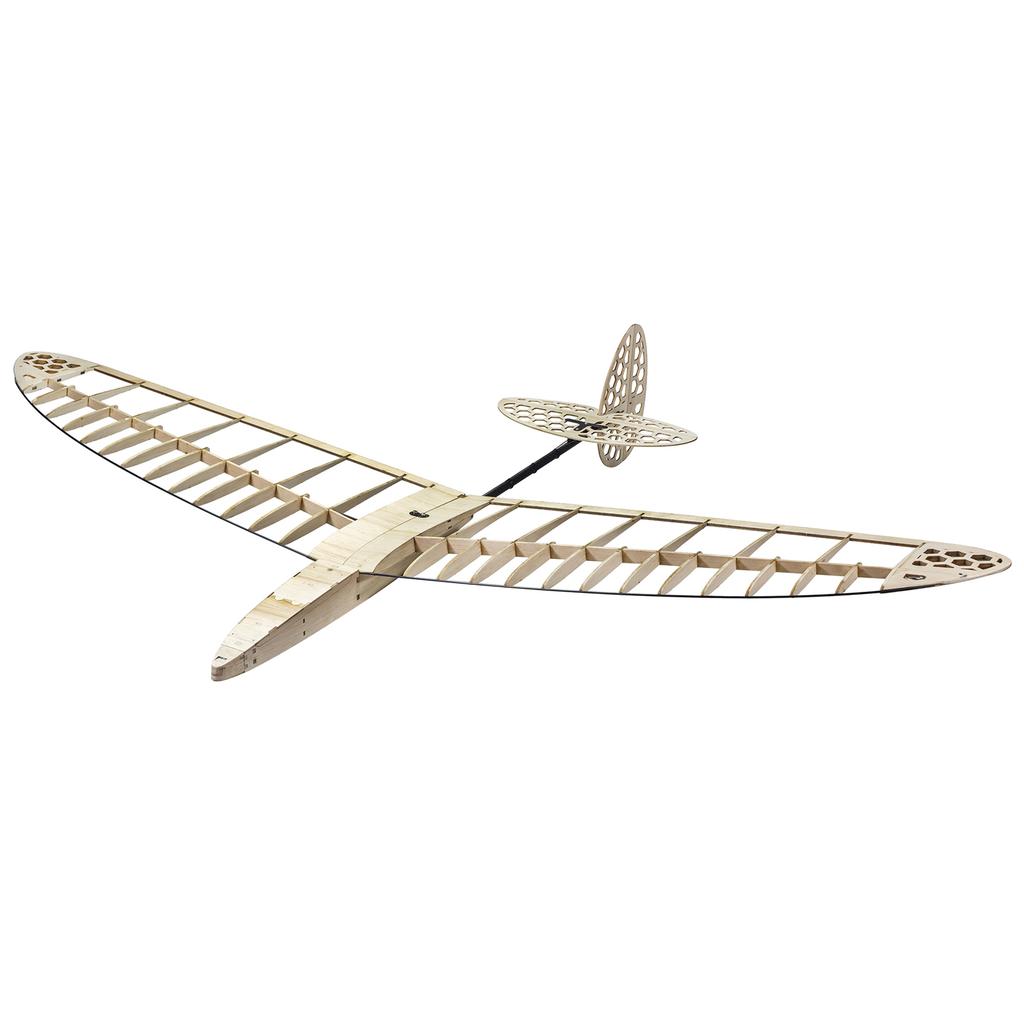 Wooden Remote Control Airplane Kit 47inch Wingspan 36inch Length Aircraft DIY Assembly for Kids