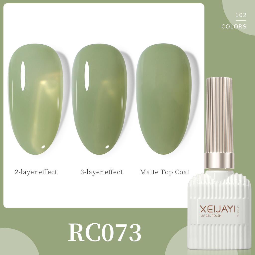New Trendy 102 Colors of Long-lasting Gel Nail Polish for Women, Suitable for Professional Nail Salons.