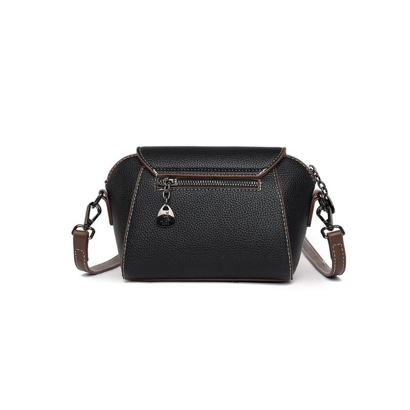 Borsa Piccola da Donna Monocolore di Lusso Designer Moda Borsa a Spalla Messenger Borsa a Tracolla in Ecopelle PU da Donna Bolsas