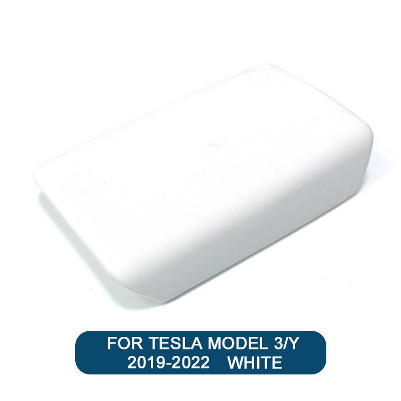 For Tesla Model 3/Y 2019-2025 Car Central Armrest Box Pad For Tesla Model 3 Highland 2025 TPE Center Console Arm Rest Lid Cover