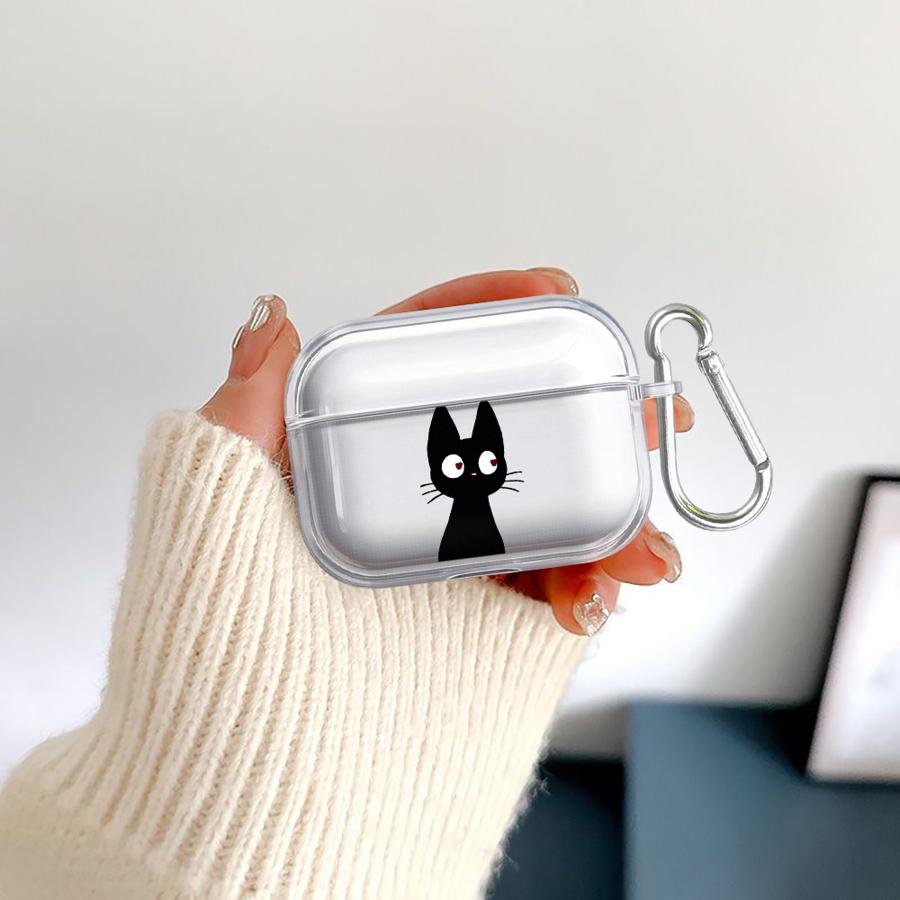 Clear Earphone Cases Cover Case For Airpods Pro Pro2 2 4 Pro3 1 3 Cute Cartoon Cat