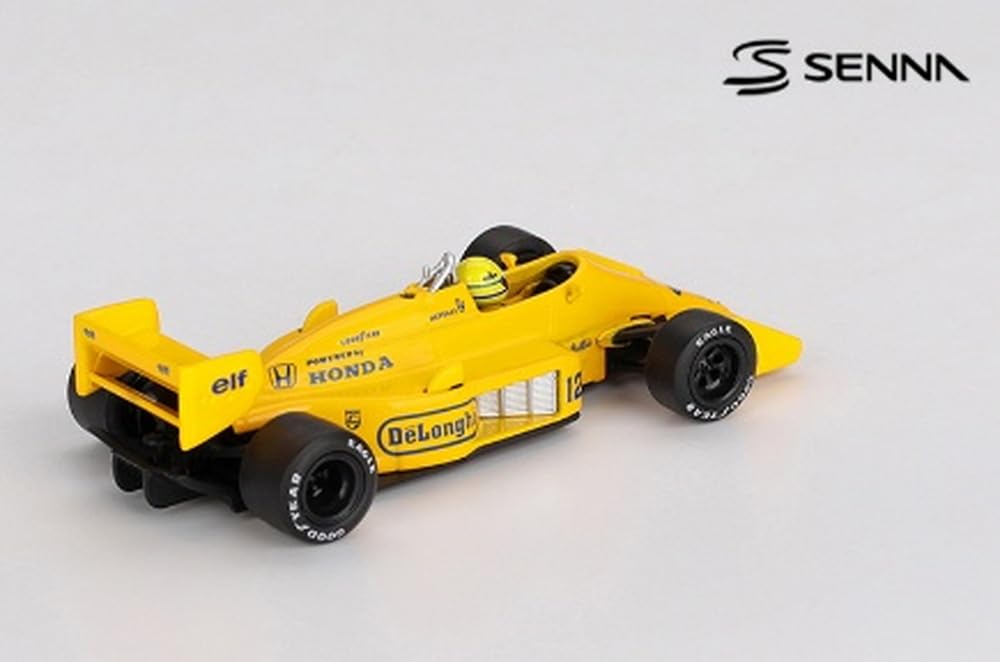 Sunrich MINI GT Lotus 99T Monaco Grand Prix 1987 Winning Car Ayrton Senna Finished Model 1/64 #12 MGT01088-L