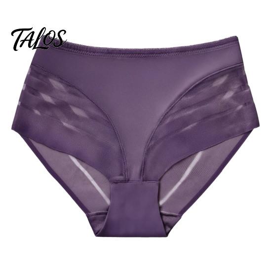 Seamless Underwear Women s High Waisted Underwear, Tummy Control Hipster Panties, High-waisted Panties Breathable Full Coverage Invisible No L