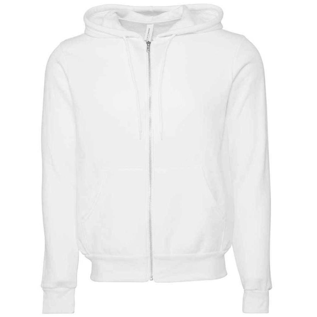 Bella + Canvas Unisex Adult Polycotton Full Zip Hoodie