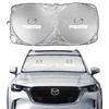 AAFB1 Car Windshield Sun Visor UV Sunshade Protection Shield For 2 3 6 5 Atenza CX30 CX90 CX60 CX50 MX30 CX3 CX5 MX5 CX7 Axela