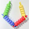 1/4Pcs Silicone Stretching Fidget Toy Focus Training Anxiety Stress Relief Push-pull Sensory Toy Portable Kids Teens Classroom Office Desk