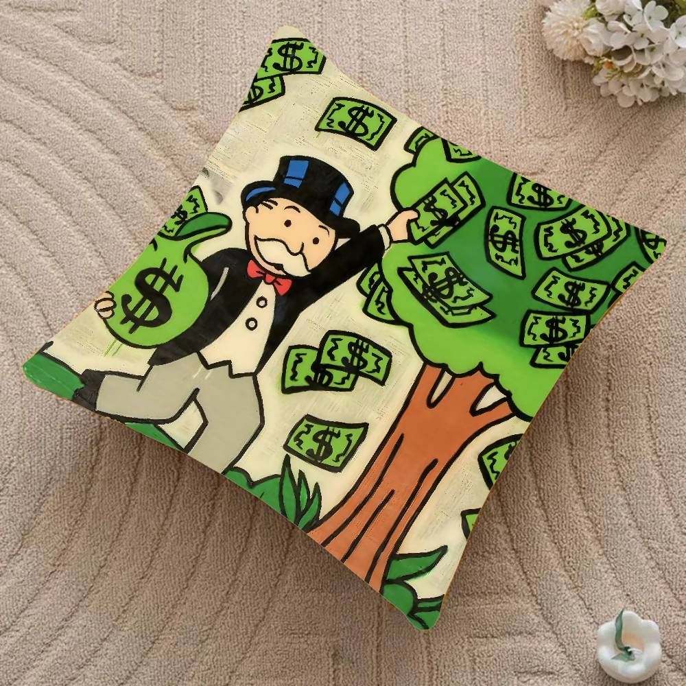 Game M-MonopolyS Pillow Case Home Decor Throw For Sofa Bed Car Room Decor Gift Idea
