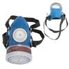 Half Face Facepiece Self Priming Filter Mouth Muffle Toxic Gas Protection for Benzene Carbon Tetroxide Gasoline
