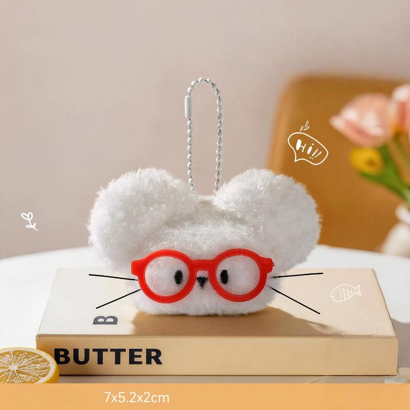 Kawaii Little Cat Keychain Cartoon Animal Design 1Pcs Bag Charm Pendant Creative Decor for Backpack Purse Gift for Cat Lovers