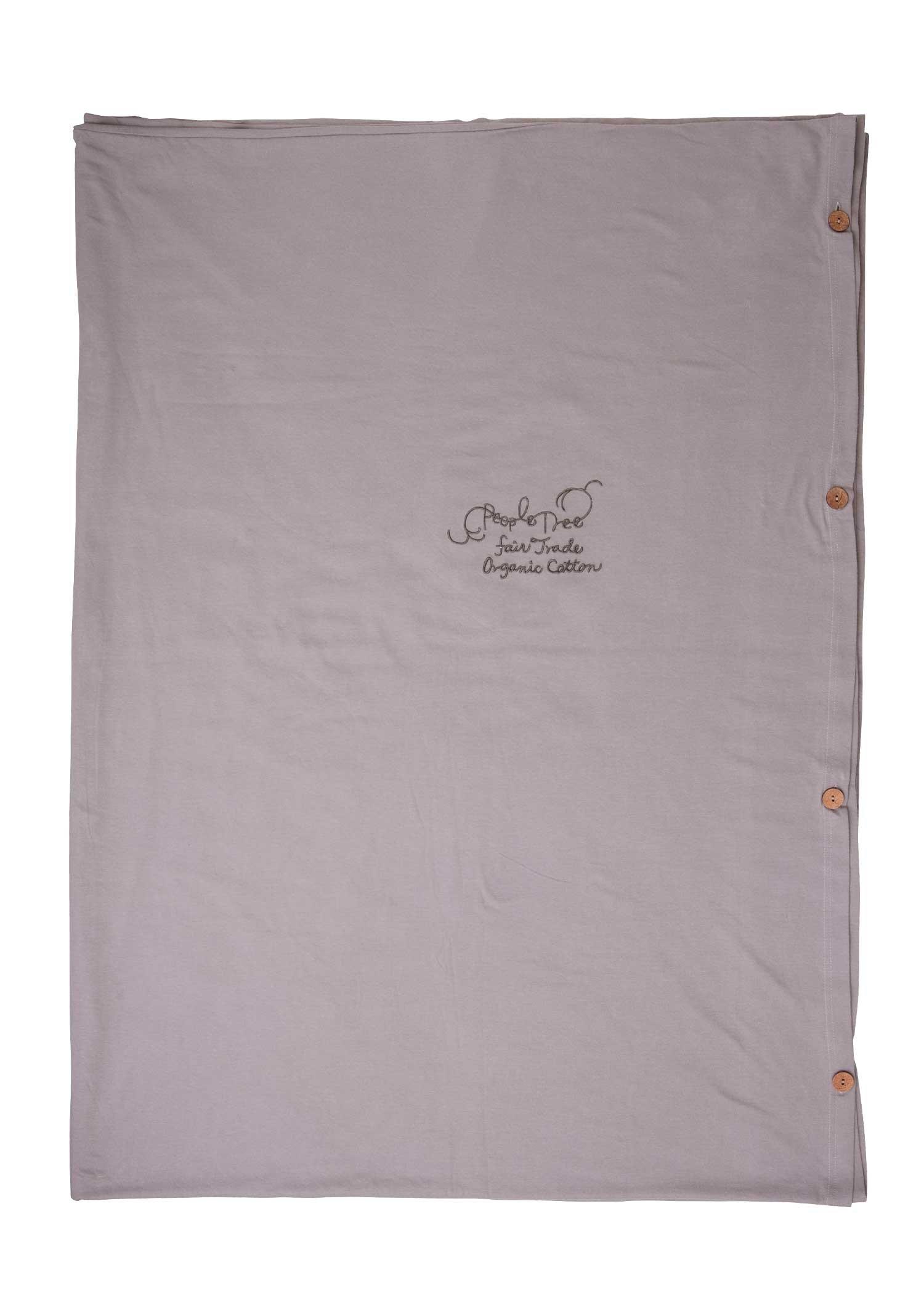 

People Tree SLOW ORGANIC OC Duvet Cover Single Greige 184-380