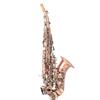 S97 Soprano Saxophone Set Elbow Tube Red Antique Abalone Shell Button Saxophone