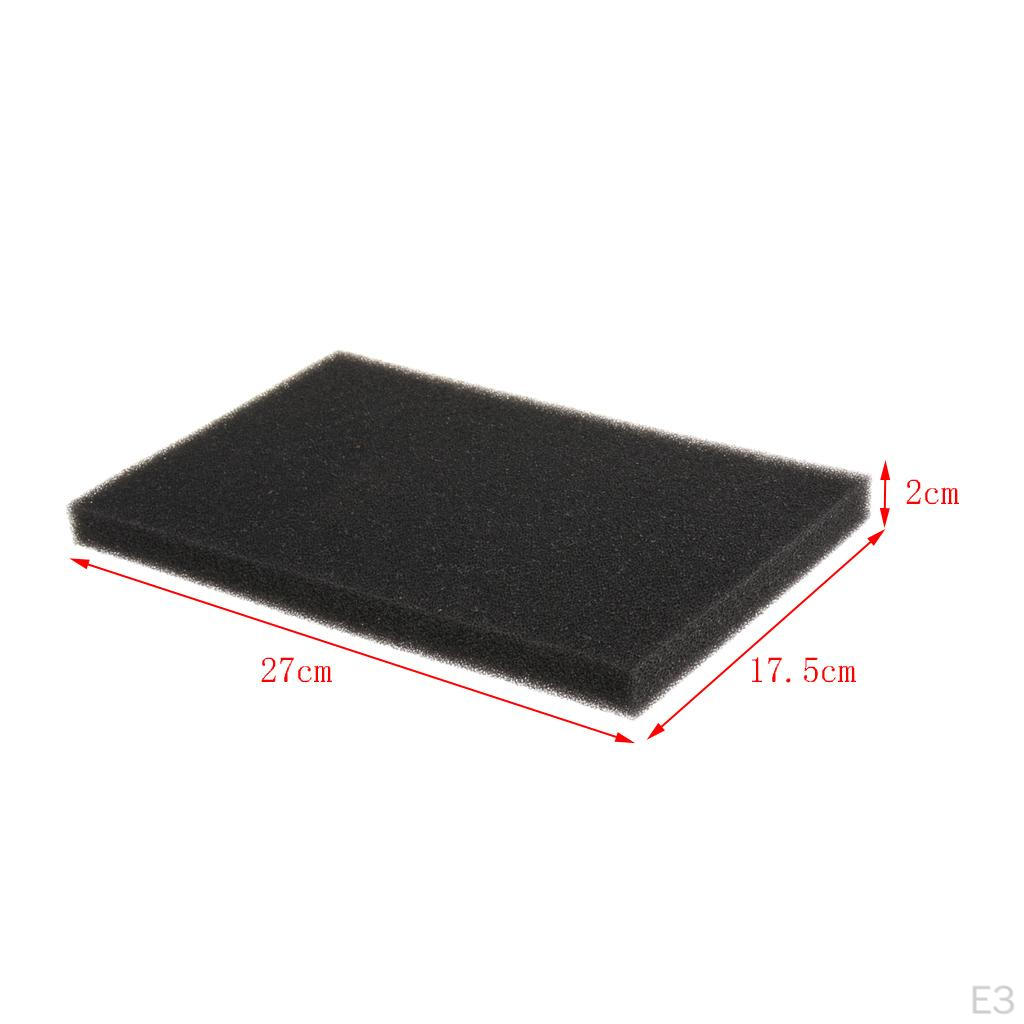 5 ks Černá/Modrá Filtrační Pěna Biochemická Absorpční Houba Pro Terárium Plazů