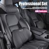 Car Headrest PU Leather Protection Lumbar Cushion Seat Interior Kit Accessories Car Hub Cap For Mercedes Benz AMG W214 W205 W204