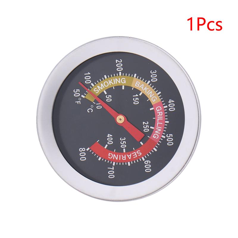 

1/3Pcs Bbq Smoker Grill Thermometer Instant Read Oven Thermometer Kitchen Home Gas Grill Heat Indicator 0-400℃