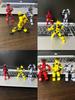 Articulated Robot 3D Action Decorative Assembly Plastic Articulated 9cm Block-shaped, Figure, Piece, Toy, Model, Doll, (gray)