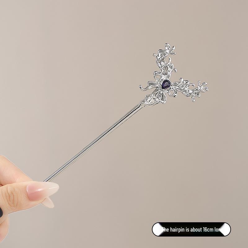 Vintage Chinese Style Hairpin for Updos - Elegant Retro Hair Stick with Tassel for Qipao