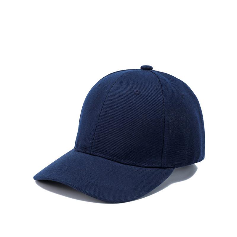 1PC Boy Girl Cap Casual Plain Baseball Cap Adjustable Snapback Street Hat Hip-Hop Sun Hat Adjustable Students Peaked Caps