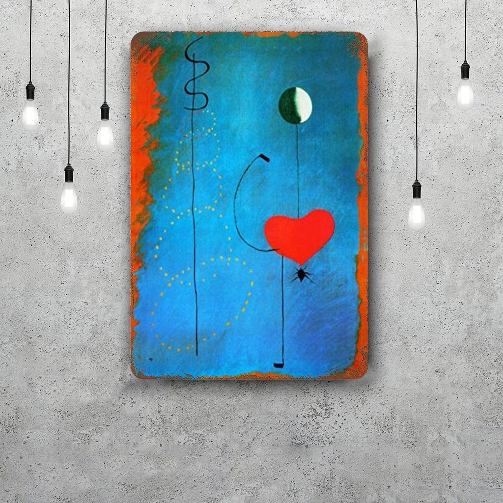 miro art Vintage Tin Sign Home Decor Wall Decor Art Wall Mural Room Decoration Decor Retro Metal Sign Plate Bar Posters