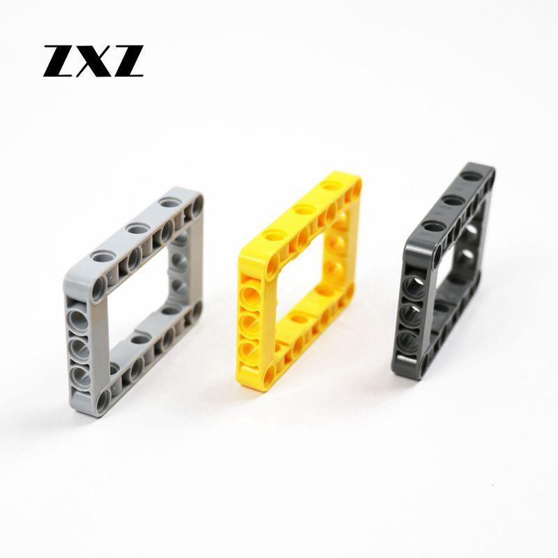 50 Pieces Square Huller Hole 5 x 7 64179 Technical Parts Beam 5 x 7 Open Center Thick MOC Toys for Children